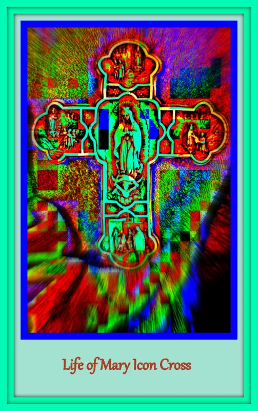 Life of Mary Icon Cross